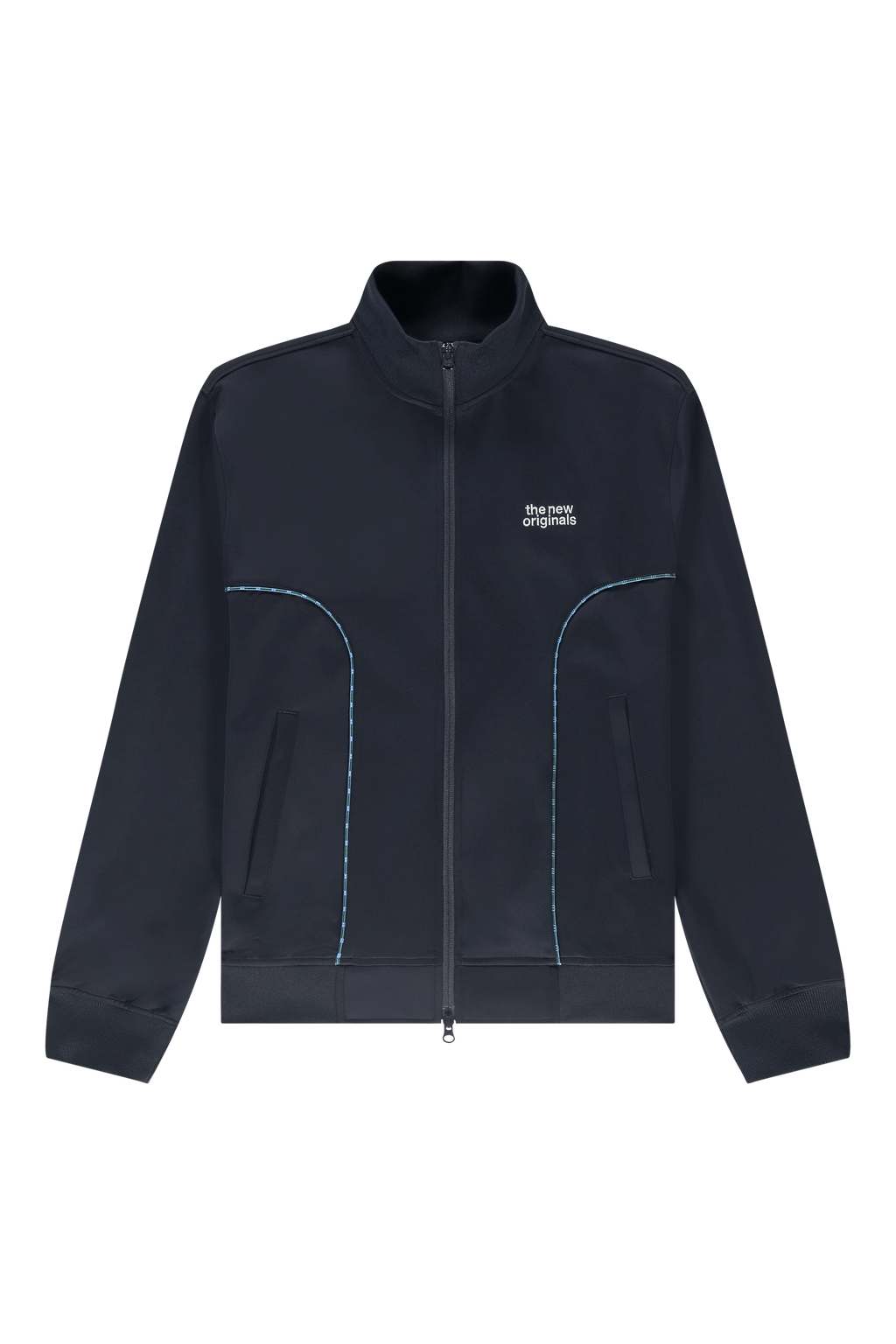 Emblem Track Jacket Navy/Check | NAVY/CHECK