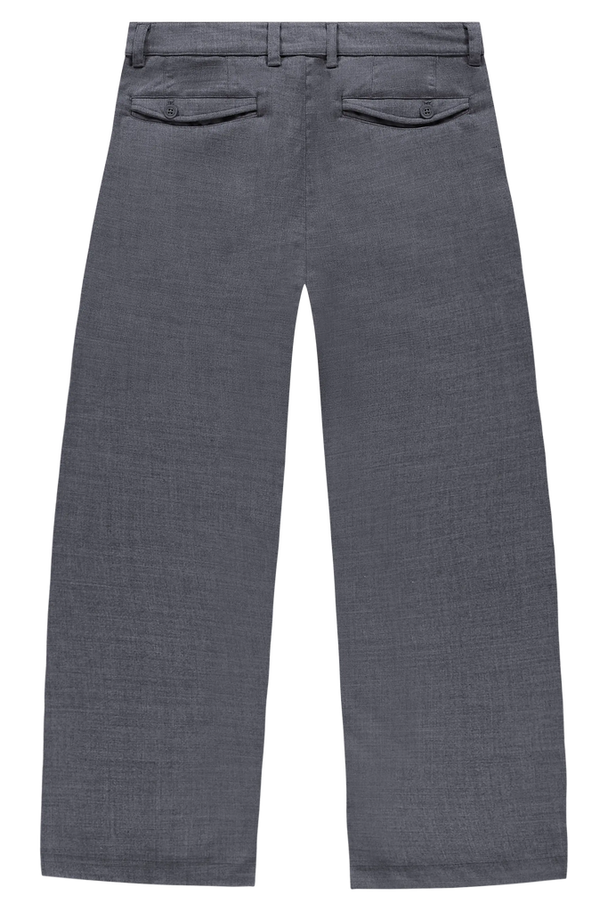 Wide Seamless Trousers Light Grey