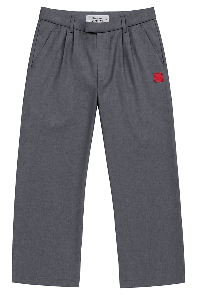 Wide Seamless Trousers Light Grey