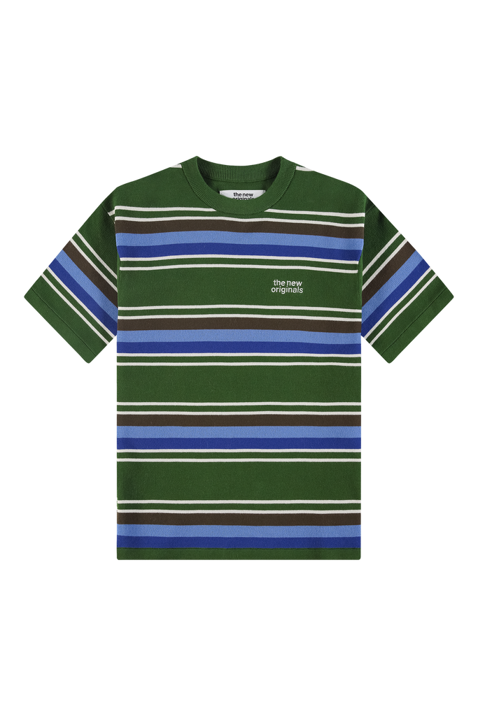 Striped Knit Tee Multicolor