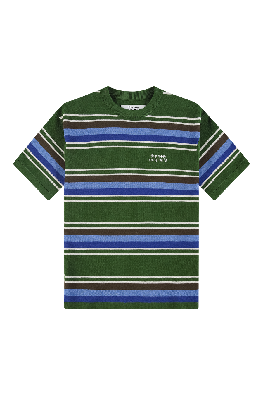 Striped Knit Tee Multicolor