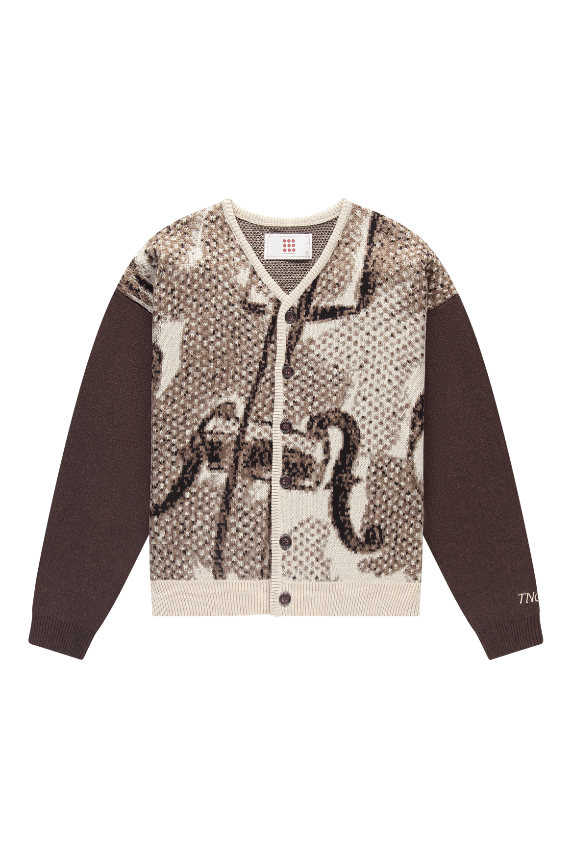 Jazz Small Edge Cardigan Bracken Brown | Bracken brown