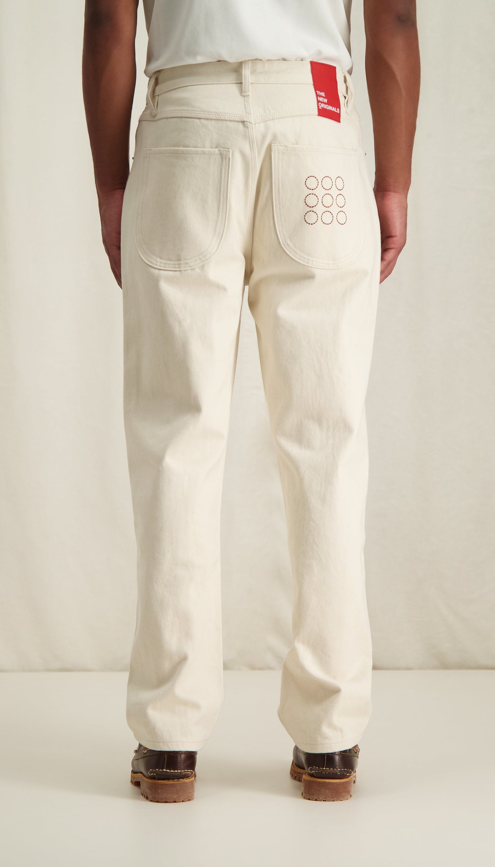 9-Dots Relaxed Jeans White Alyssum | White Alyssum