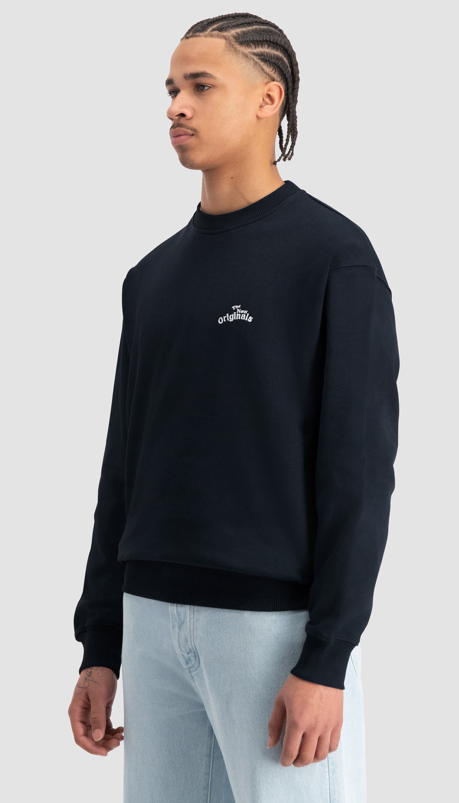 Workman Crewneck Stock Navy
