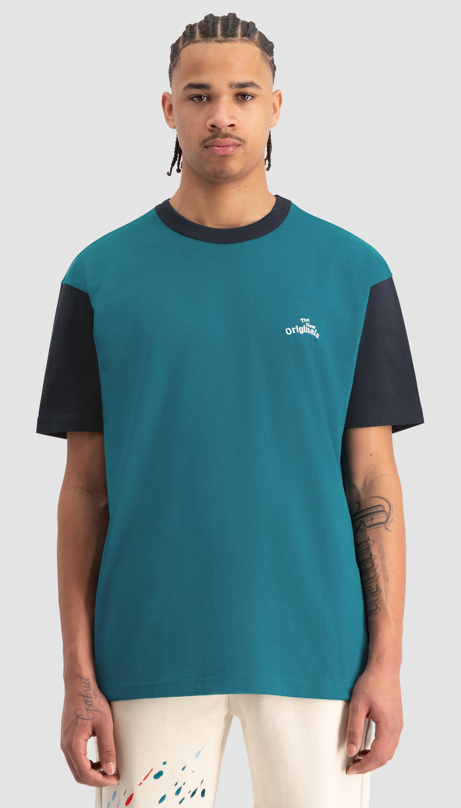 Workman Embroidered Tee Spruced up