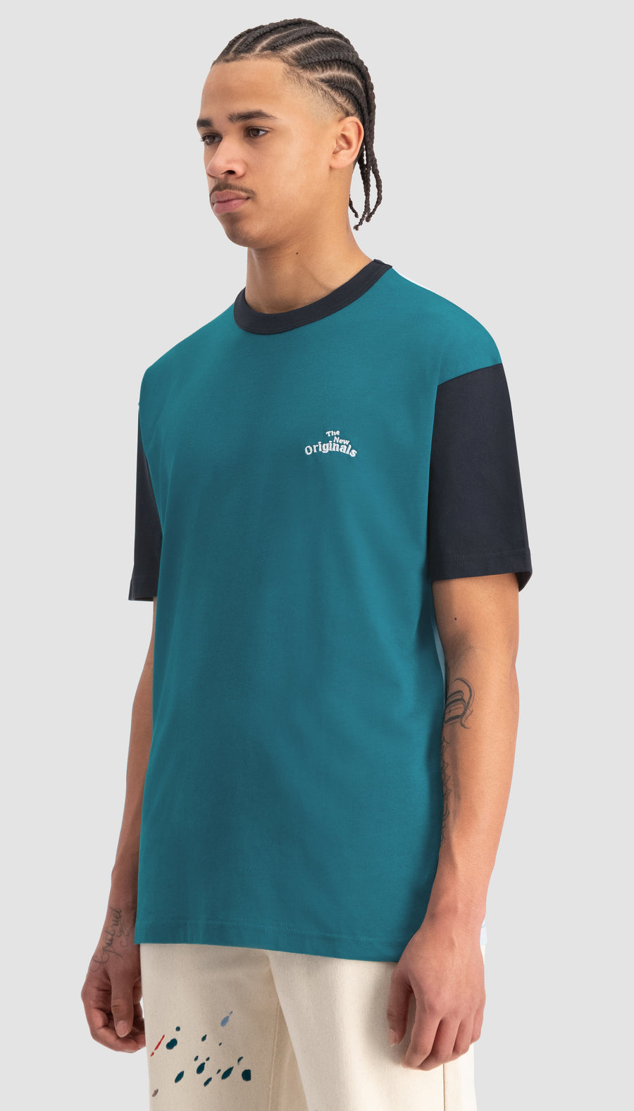 Workman Embroidered Tee Spruced up