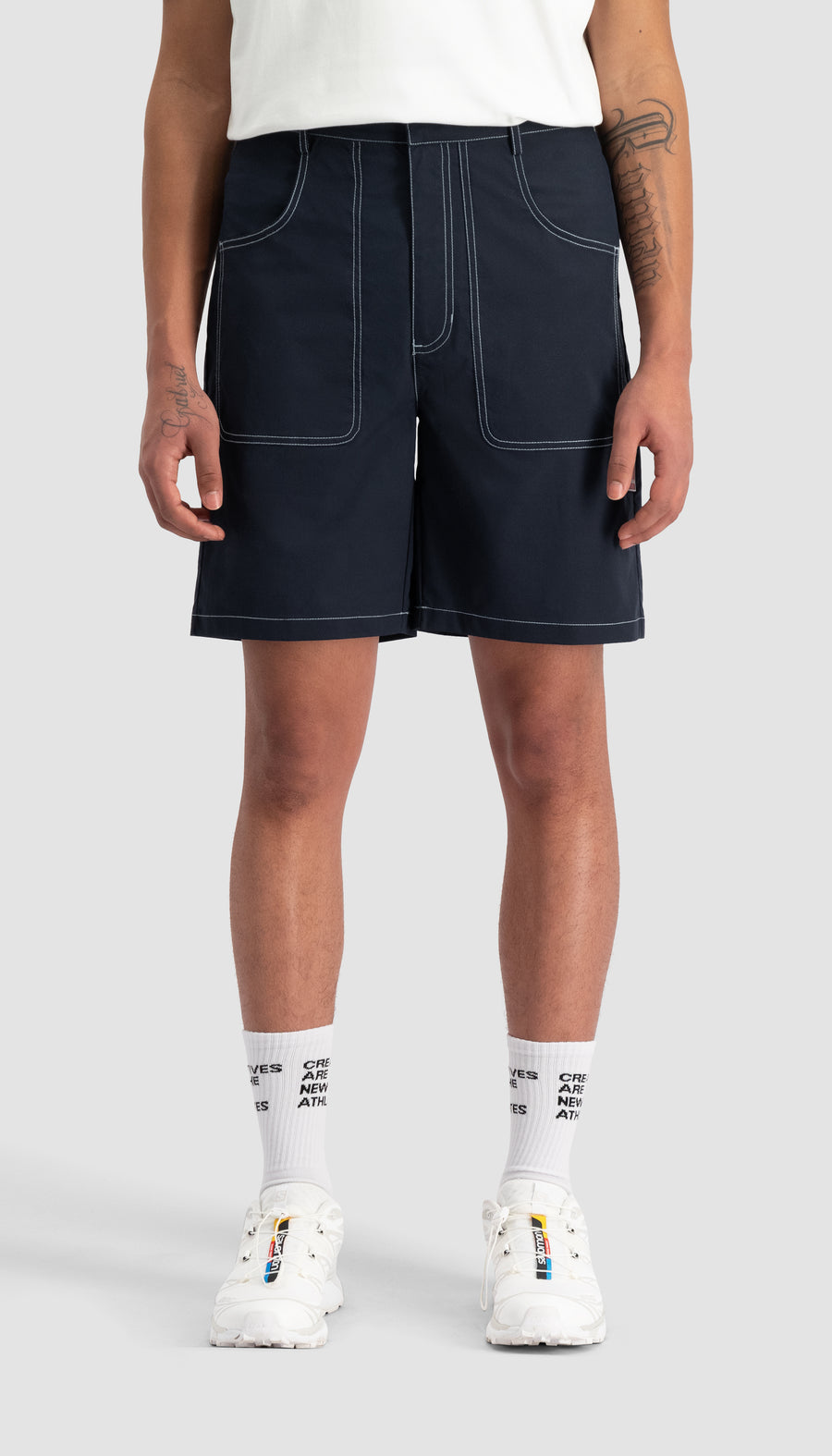 Garage Shorts Stock Navy