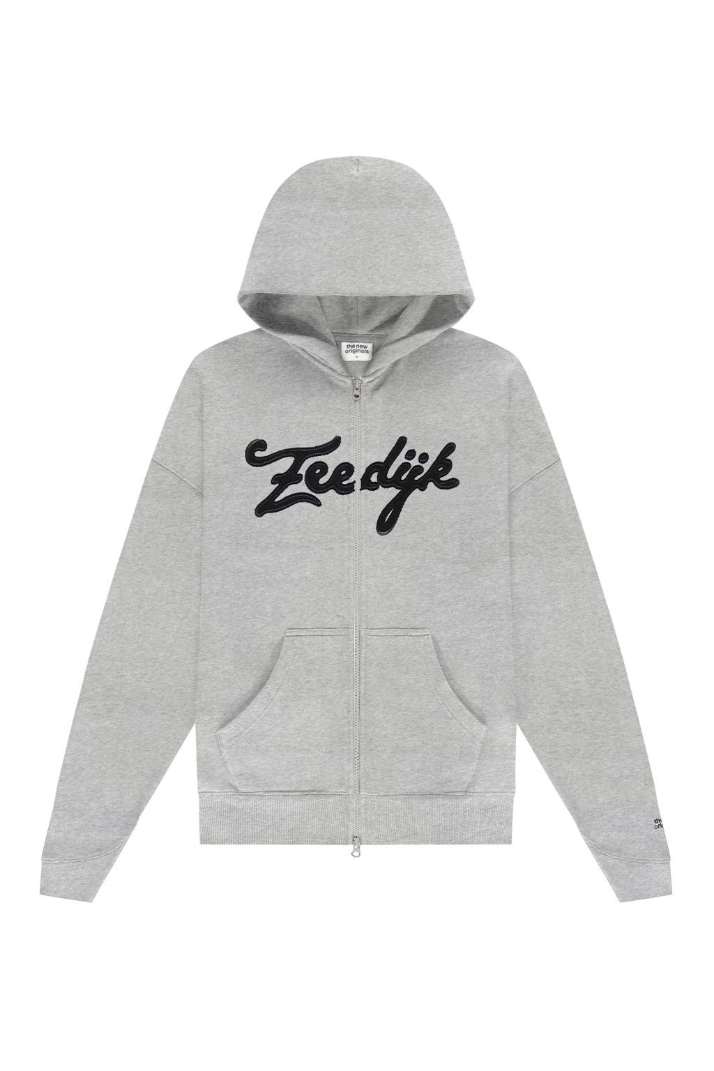 Zeedijk Zip Up Hoodie | Light Grey melange