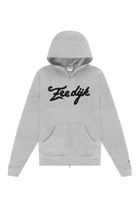 Zeedijk Zip Up Hoodie | Light Grey melange