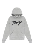 Zeedijk Zip Up Hoodie | Light Grey melange