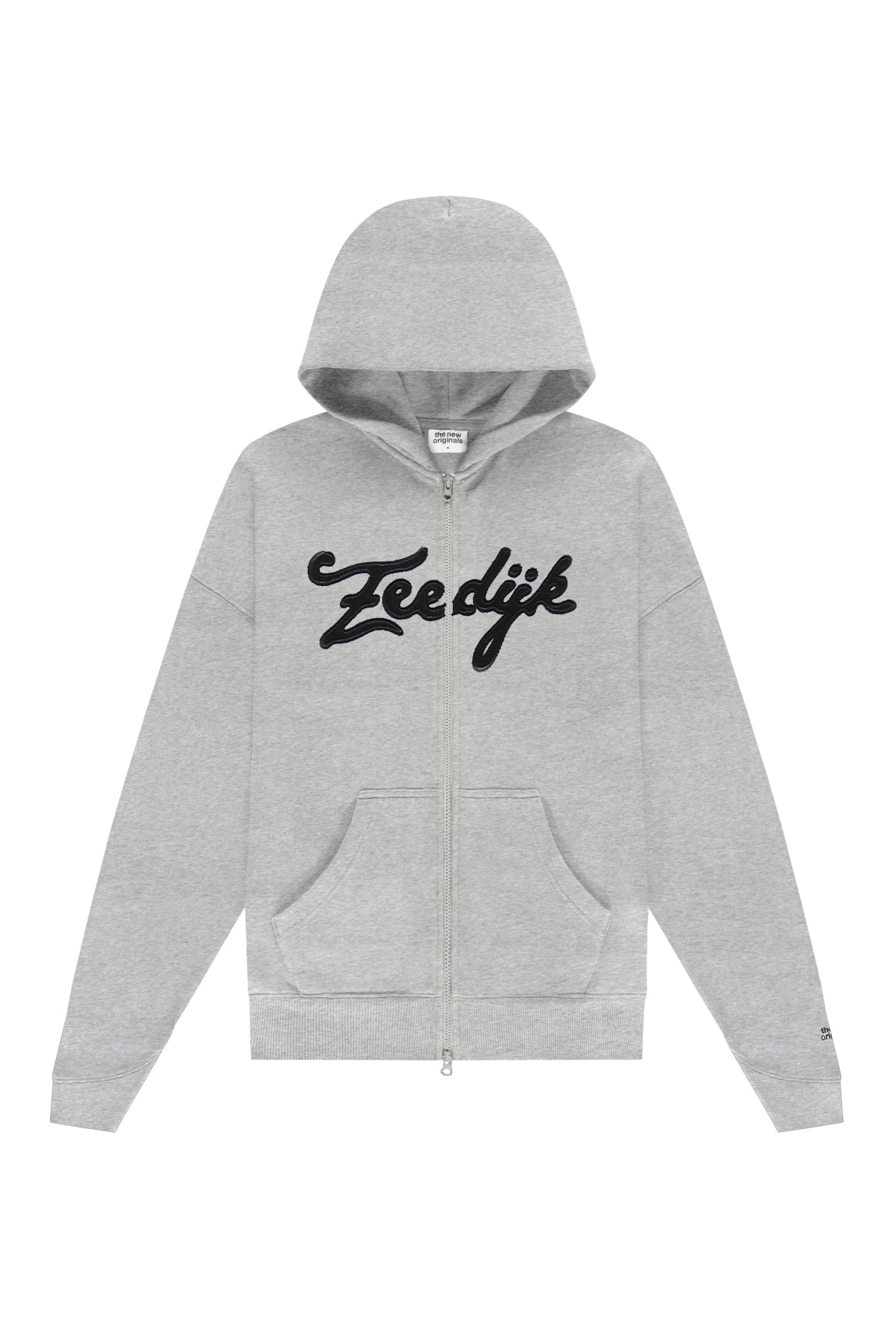 Zeedijk Zip Up Hoodie | Light Grey melange