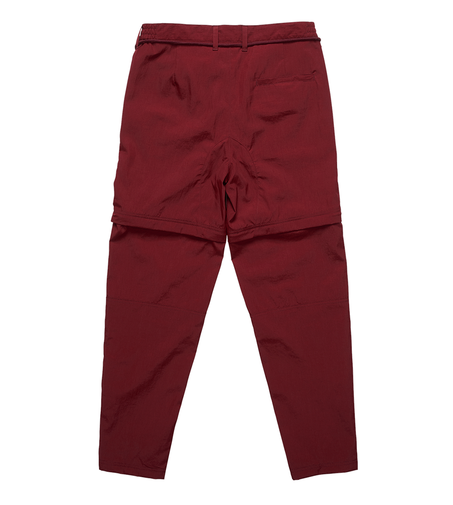 Parachute Nylon Trousers Burgundy