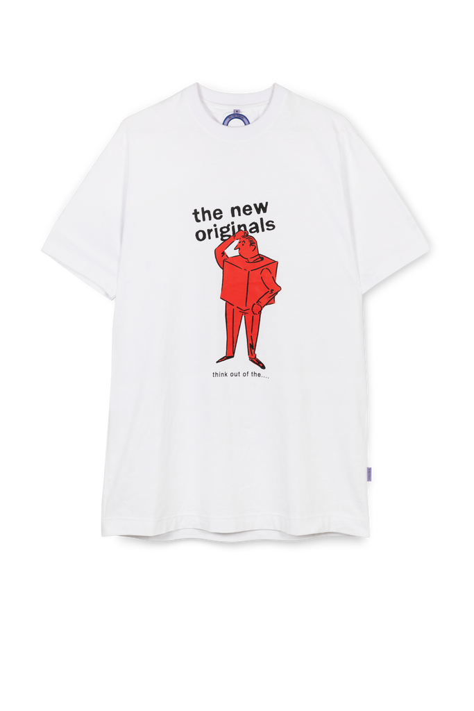 'Think Out Of the Box' Tee White/Red