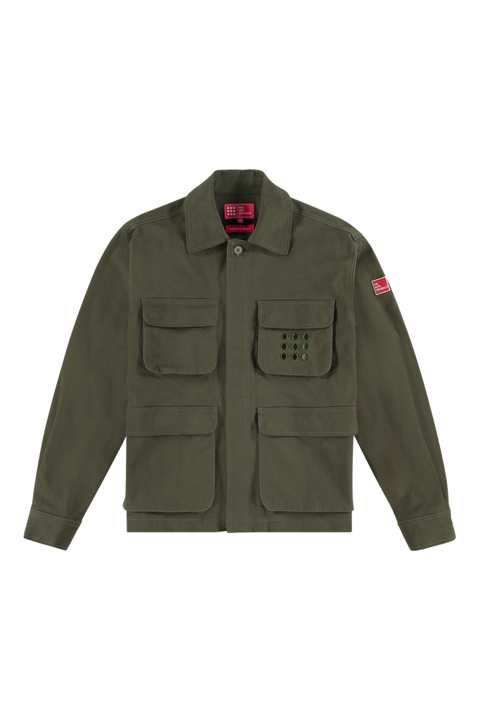 Multi Pocket Jacket Green
