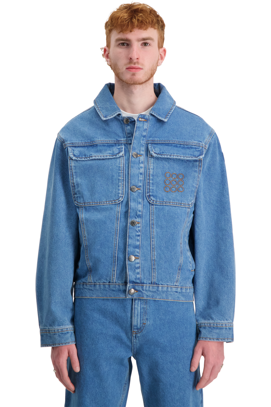 Multi Pocket Jacket Denim