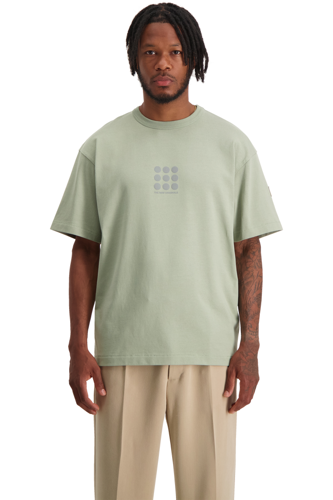 9-Dots Tee Seagrass