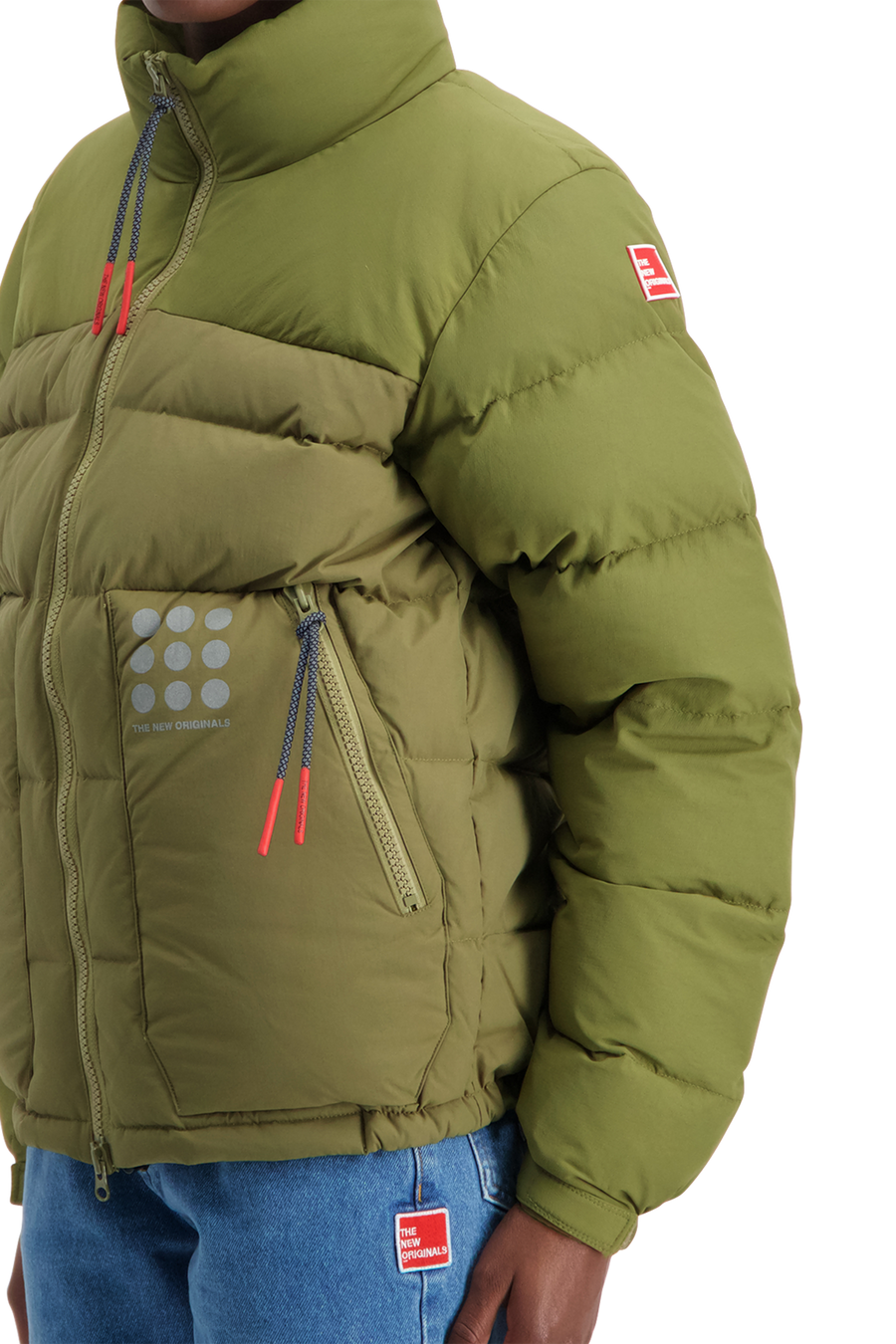Cloud 9-Dots Down Jacket Green