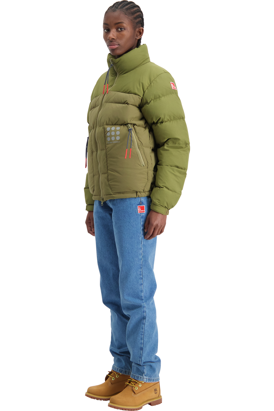 Cloud 9-Dots Down Jacket Green