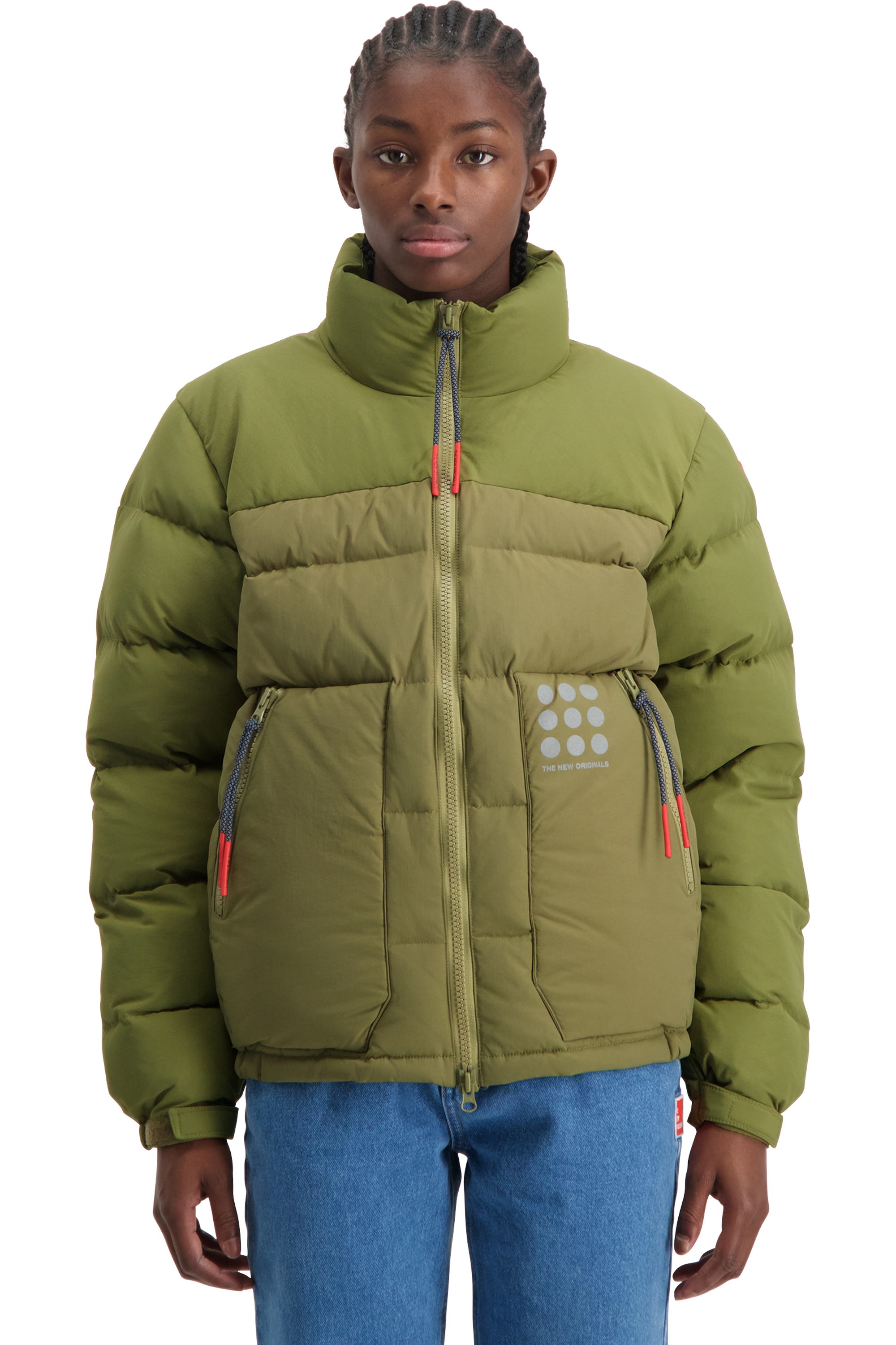 Cloud 9-Dots Down Jacket Green