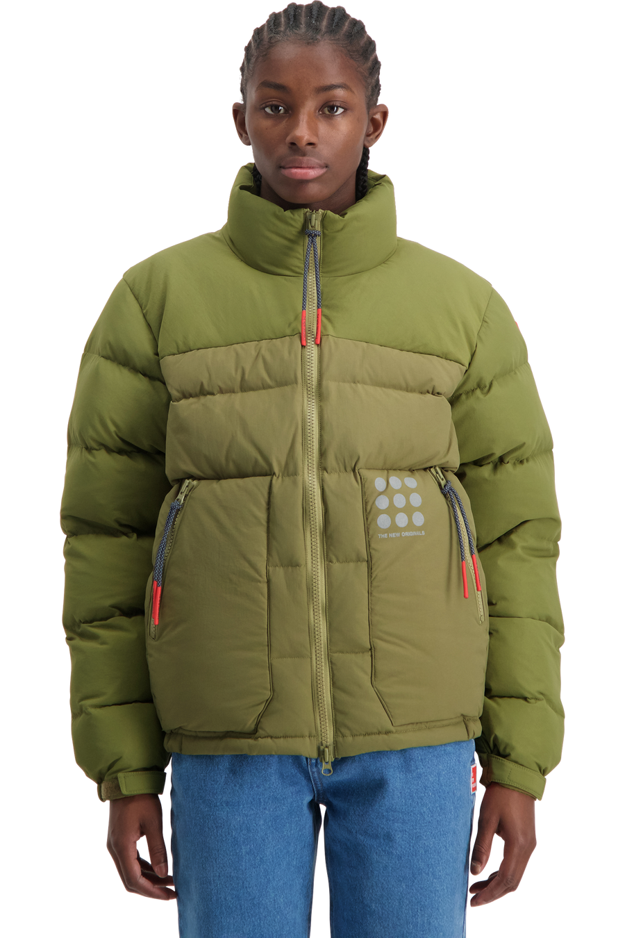 Cloud 9-Dots Down Jacket Green