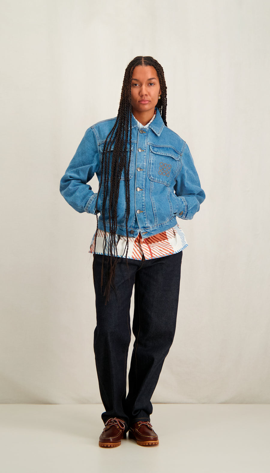 Multi Pocket Jacket Denim