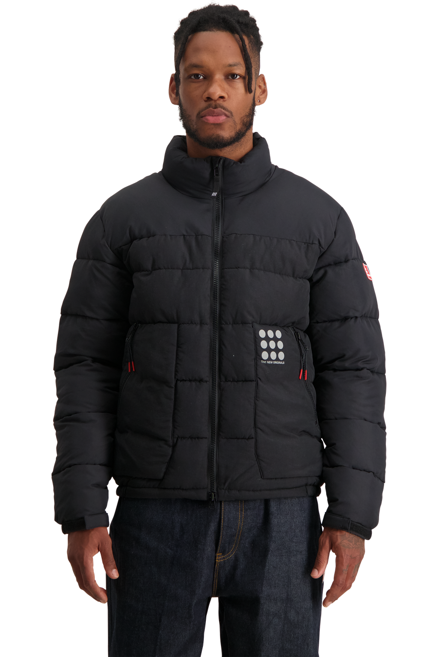 Cloud 9-Dots Down Jacket Black Primaloft