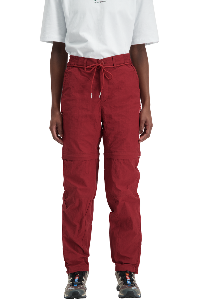 Parachute Nylon Trousers Burgundy